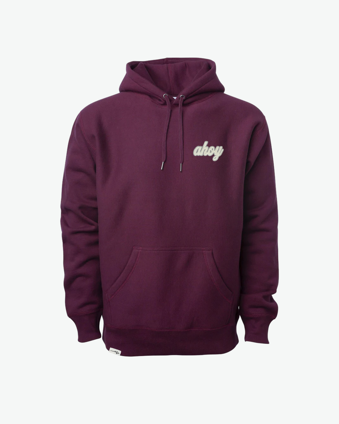 Chenille Heavy Hoodie Ahoy - Maroon