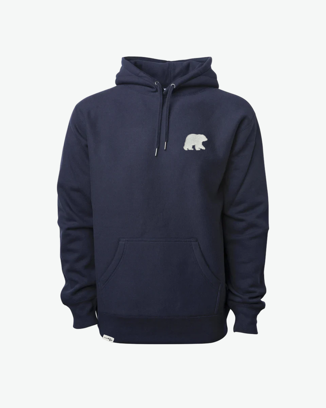 Chenille Heavy Hoodie Bear - Classic Navy