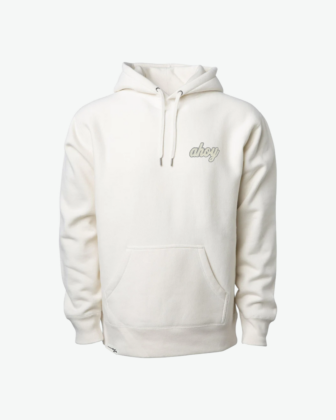 Chenille Heavy Hoodie Ahoy - Bone