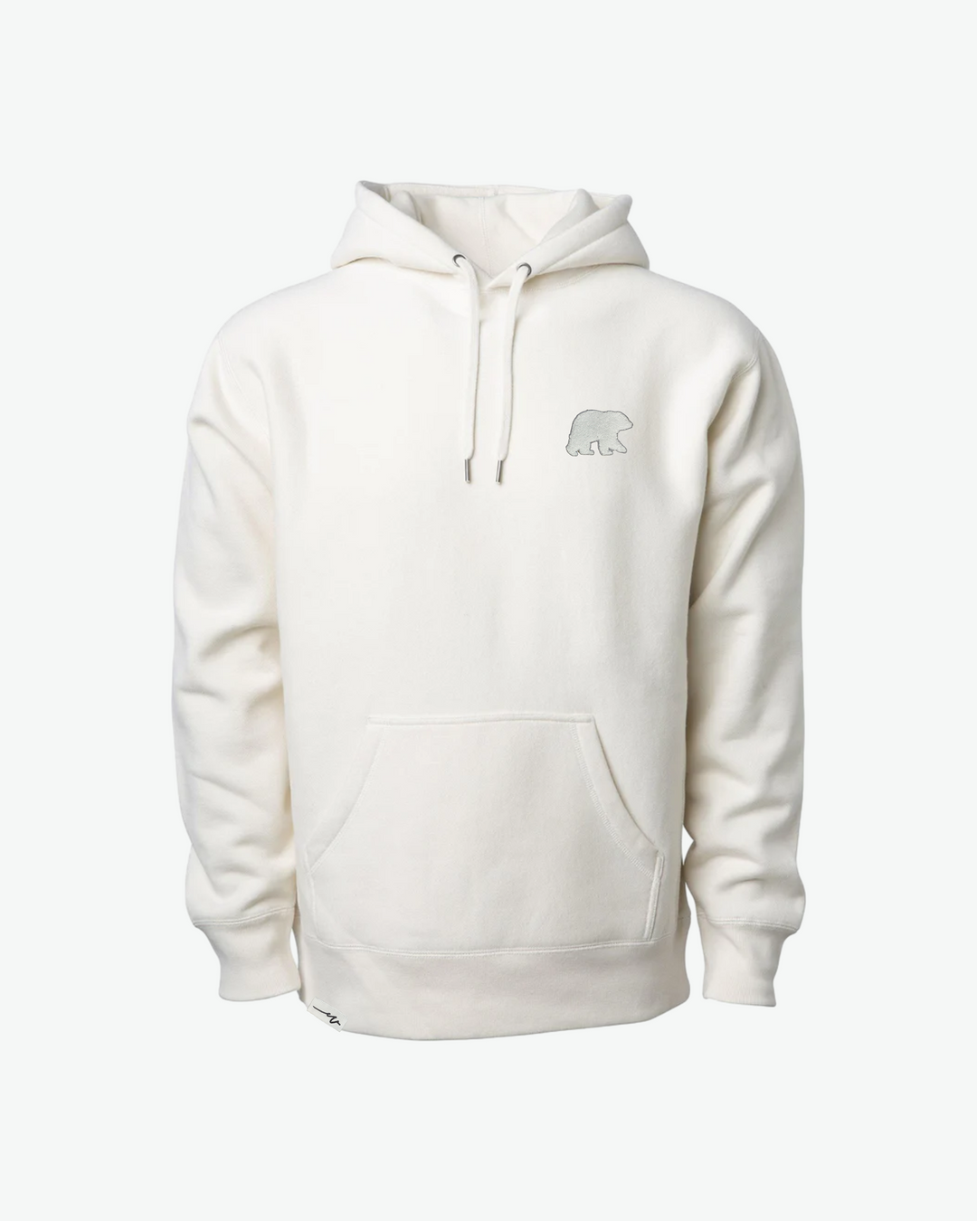 Chenille Heavy Hoodie Bear - Bone
