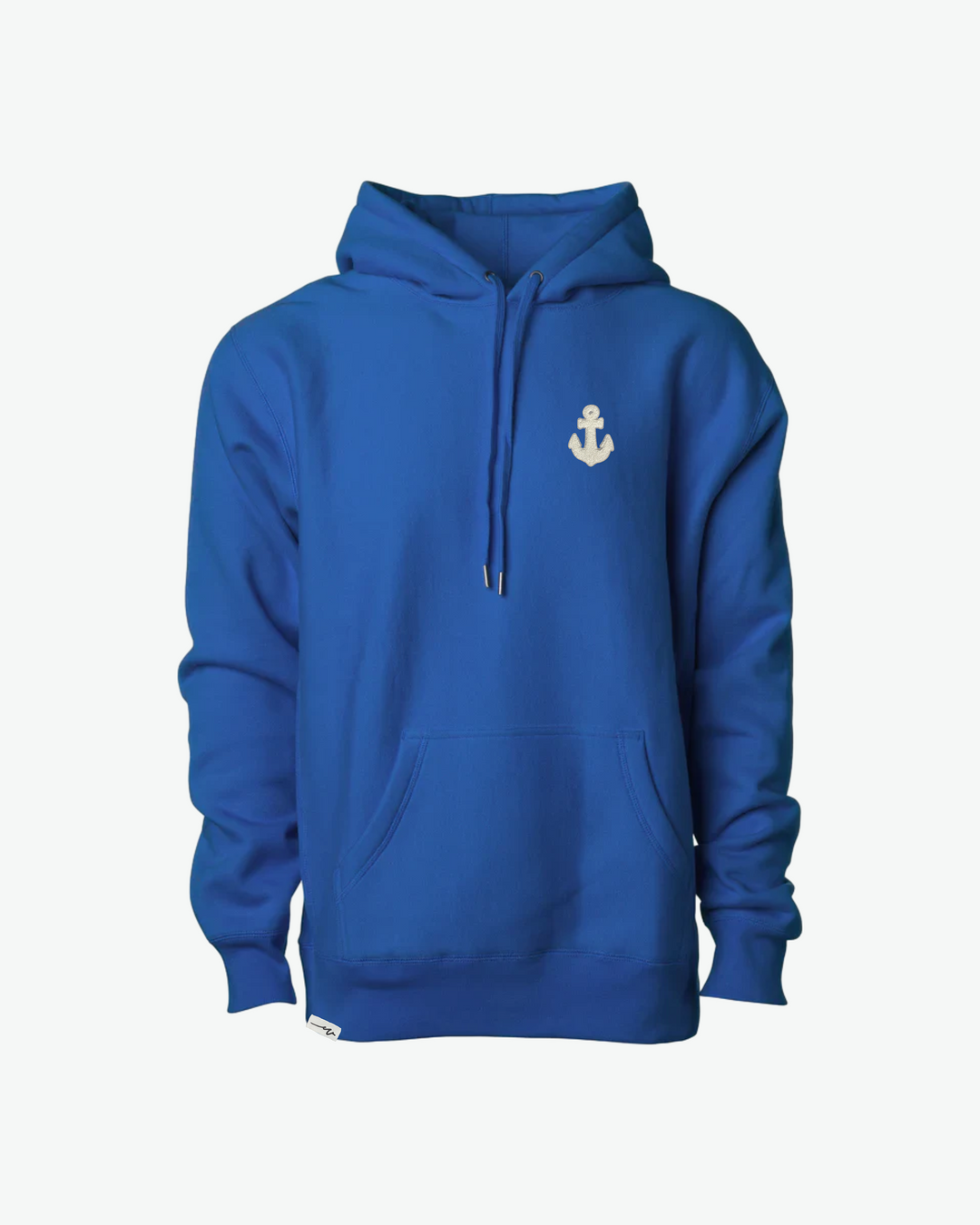 Chenille Heavy Hoodie Anchor - Royal