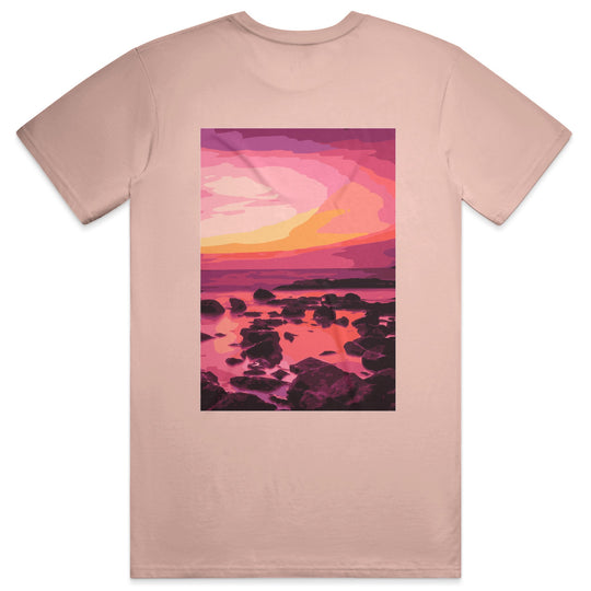 Afterglow Script Tee