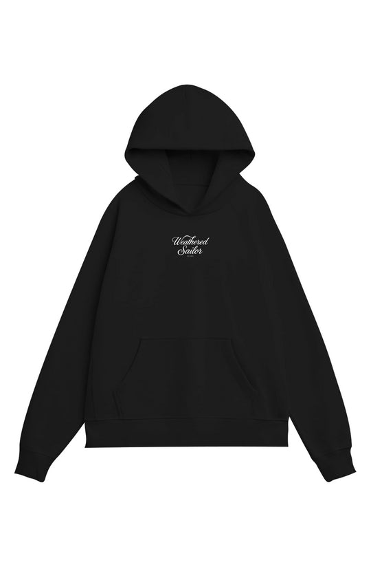 Script Heavy Organic French Terry Hood