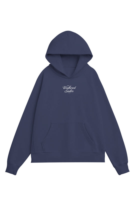 Script Heavy Organic French Terry Hood