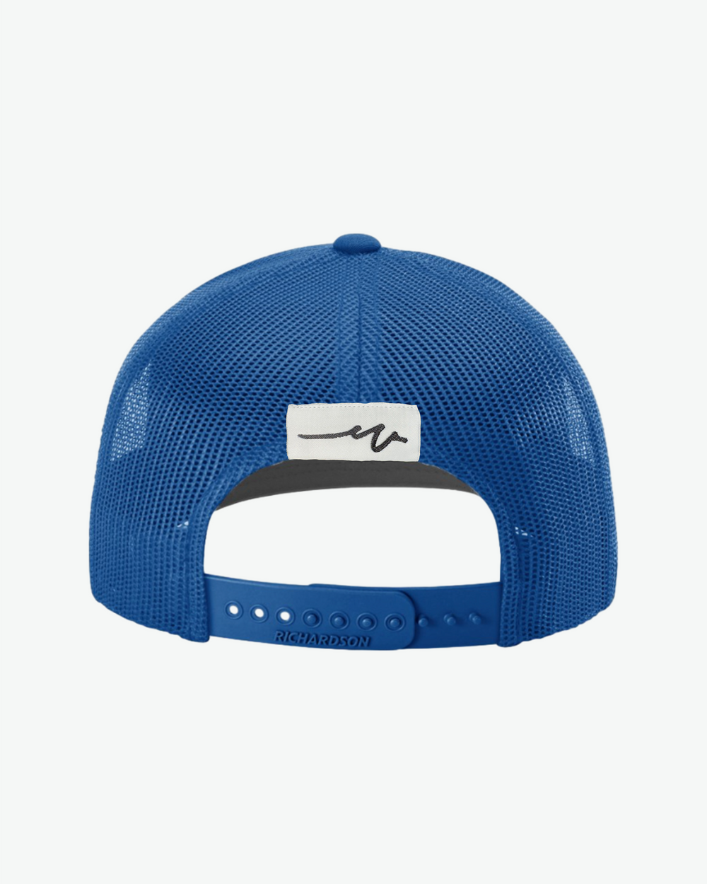 Chenille Bear Trucker - Royal