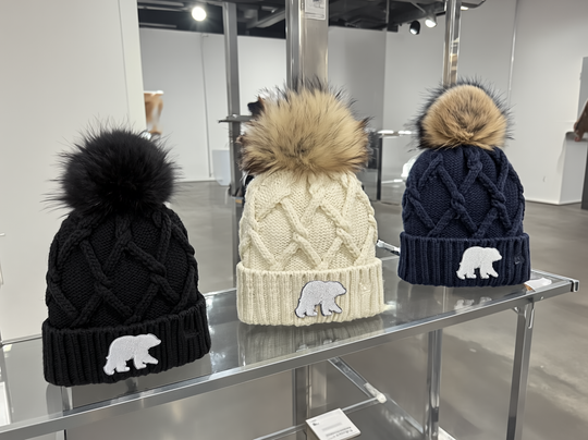 WS x New Era Bear Pom Beanie