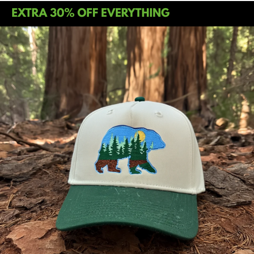 At The Woods Two-Tone Curved Cap