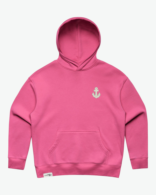 Lady Anchor Script Chillin Hoodie