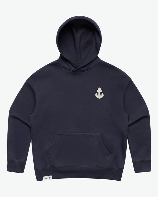 Lady Anchor Script Chillin Hoodie