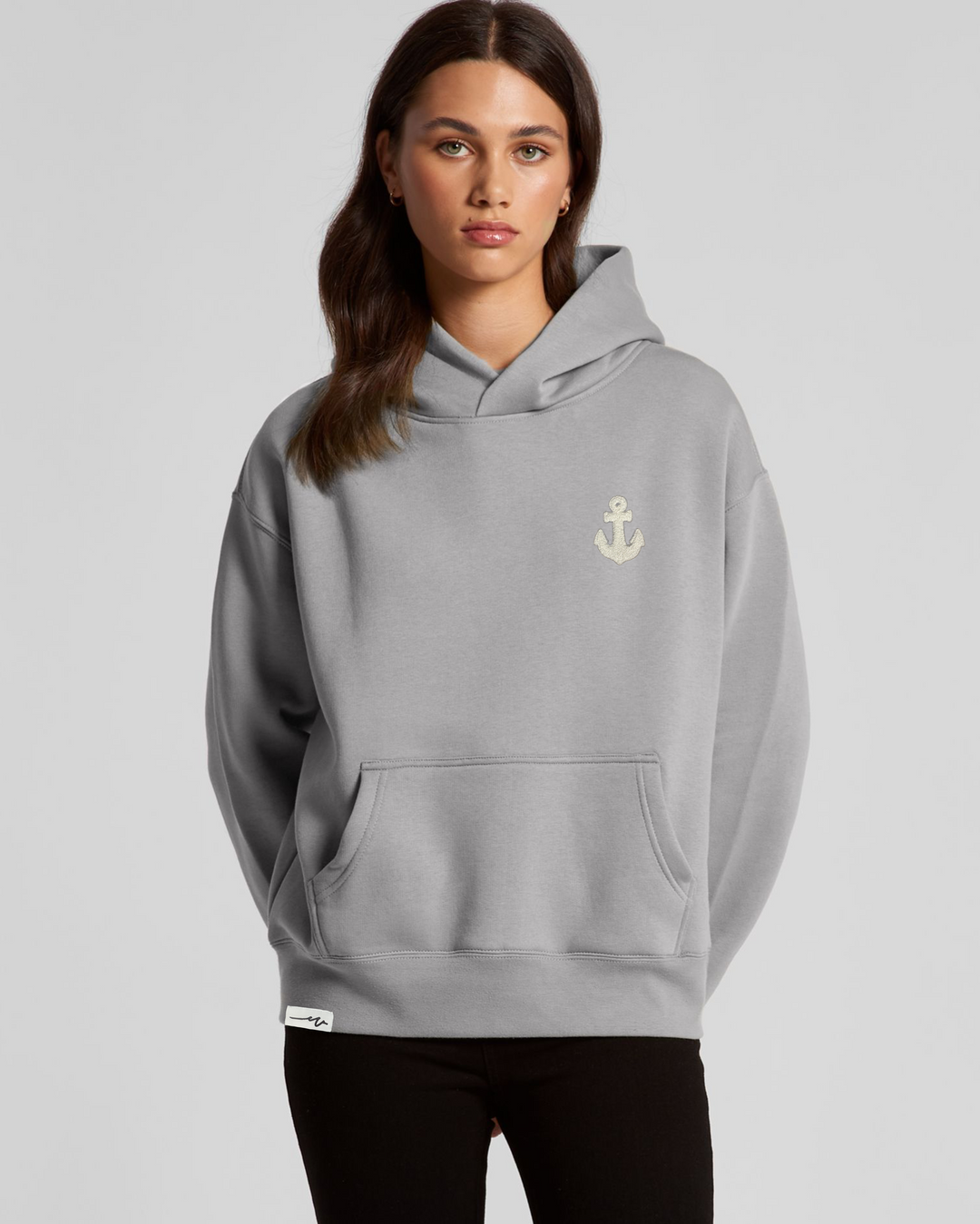 Lady Anchor Script Chillin Hoodie