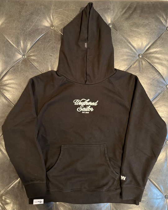 Script Heavy Organic French Terry Hood