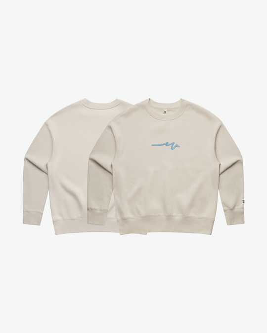 Lady Puff Dub Crew - Butter / Baby Blue