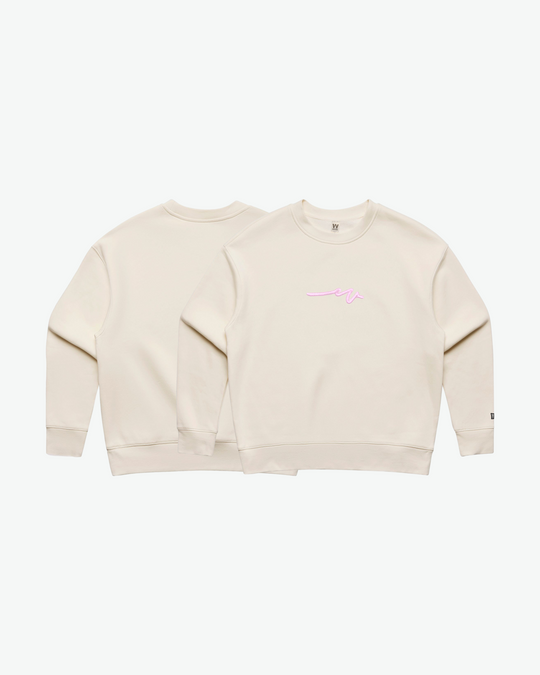 Lady Puff Dub Crew - Black / Plush Pink