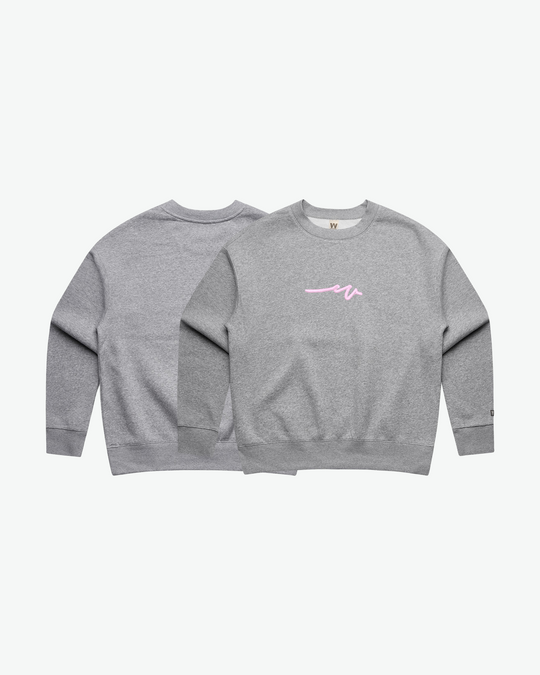 Lady Puff Dub Crew - Black / Plush Pink