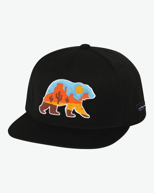 At The Valley Flat Bill - Black
