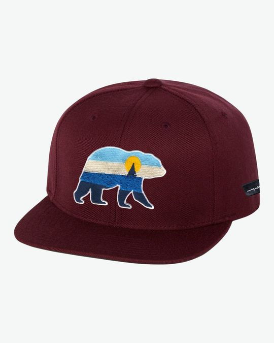 At The Sea Flat Bill - Maroon