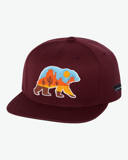 At The Valley Flat Bill - Maroon