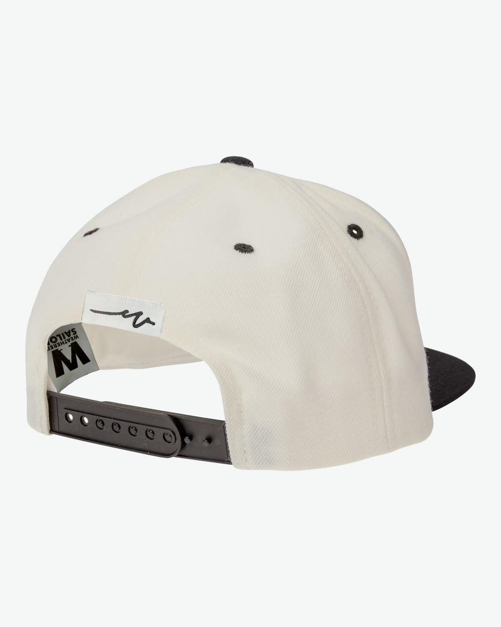 At The City Flat Bill - White/Black