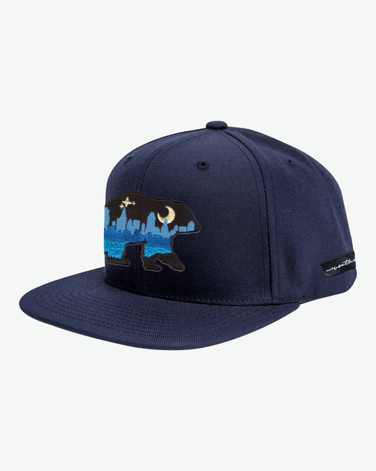 At The City Flat Bill - Navy