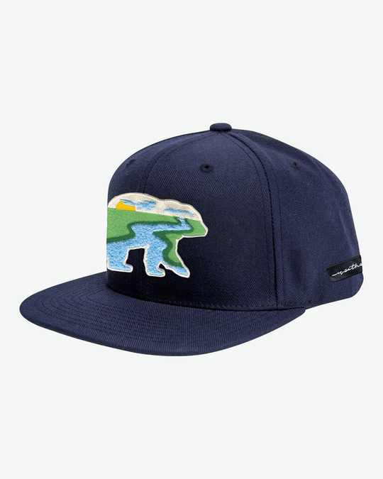 At The River Flat Bill - Navy