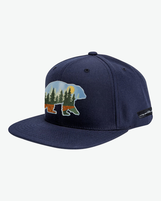 At The Woods Flat Bill - Navy