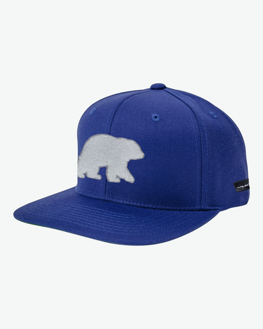 Chenille Bear Flat Bill