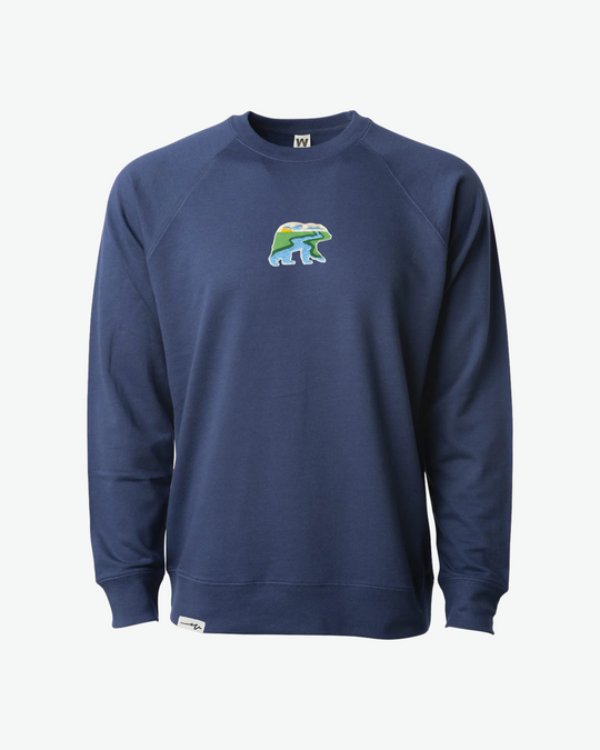 Light Bear At The River Crew - Indigo