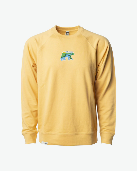 Light Bear At The River Crew - Harvest Gold