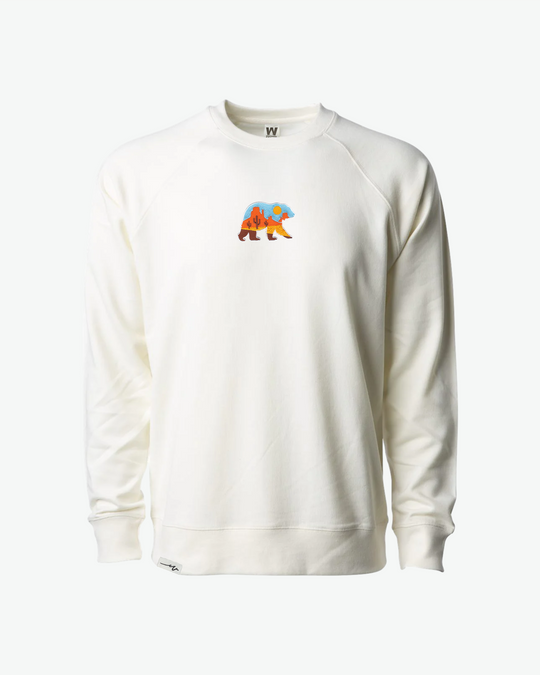 Light Bear At The Valley Crew - White