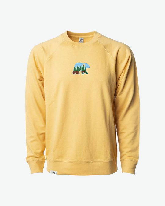 Light Bear At The Woods Crew - Harvest Gold