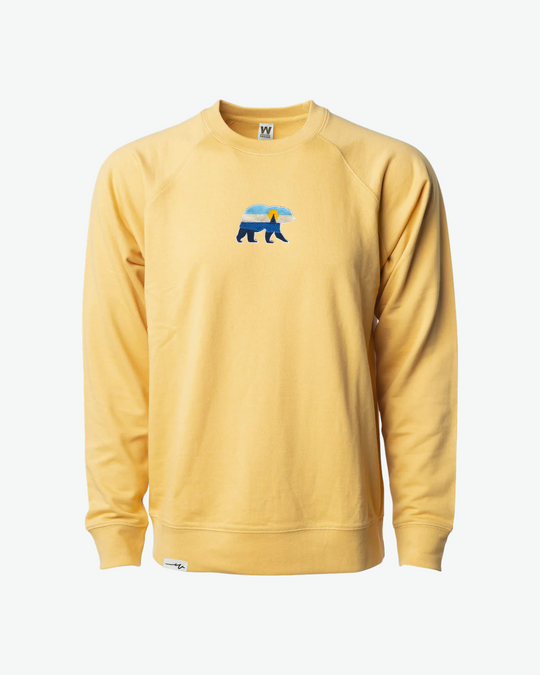 Light Bear At The Sea Crew - Harvest Gold