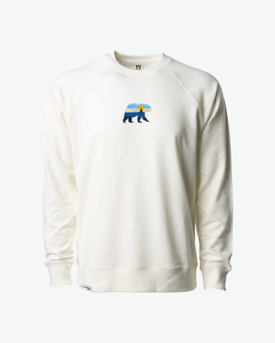 Light Bear At The Sea Crew - White
