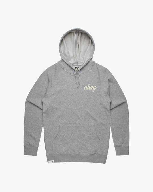 Chenille Mid Hoodie Ahoy - Grey Marle
