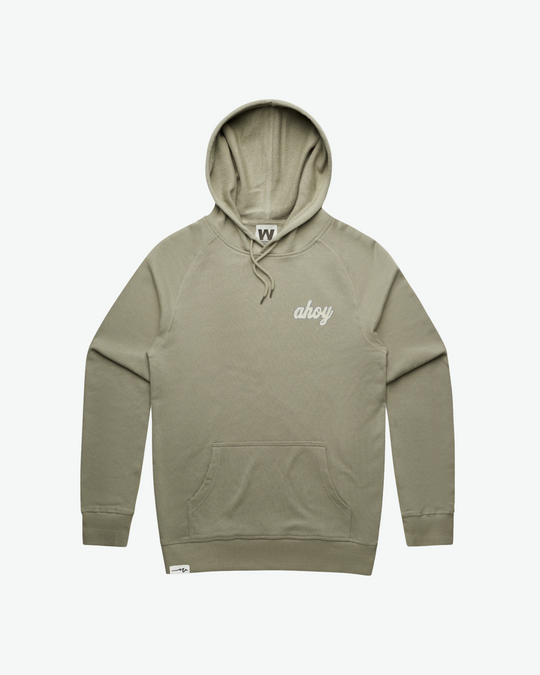 Chenille Mid Hoodie Ahoy - Eucalyptus