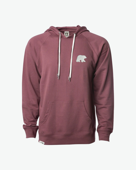 Chenille Light Hoodie Bear - Port