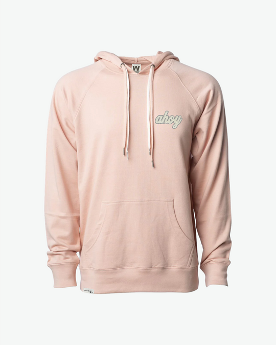 Chenille Light Hoodie Ahoy - Rose