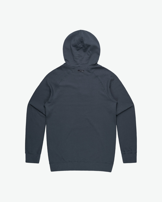 Chenille Mid Hoodie Anchor - Petrol Blue
