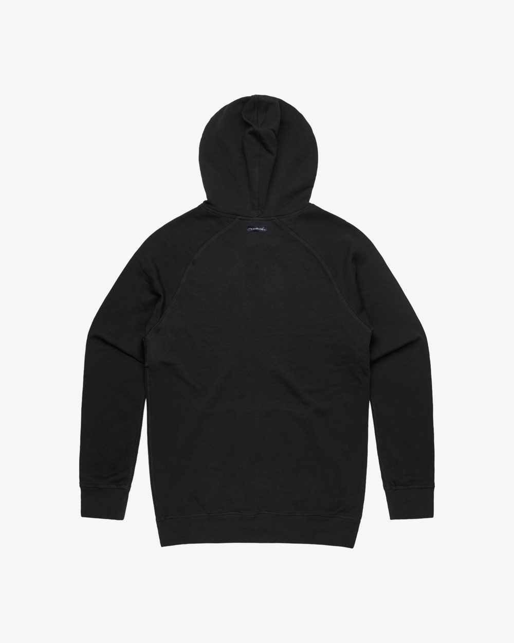 Chenille Mid Hoodie Bear - Black