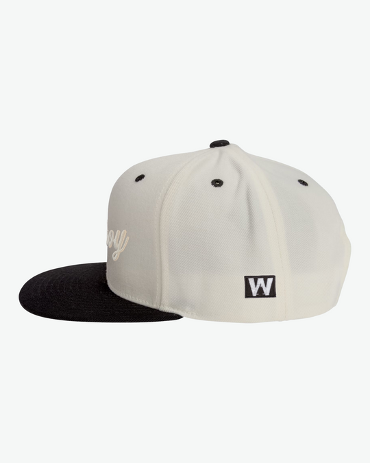 Ahoy White 3D Flat Bill