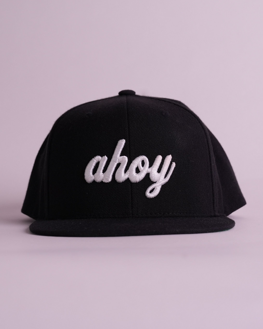 Ahoy White 3D Flat Bill