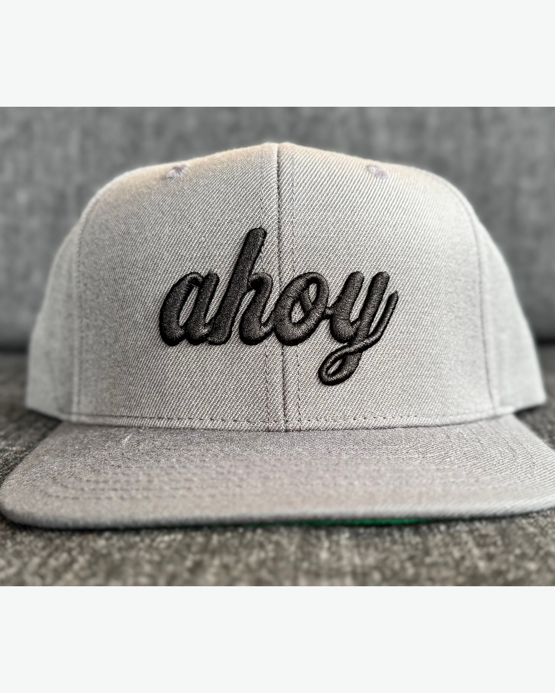 Ahoy Black 3D Flat Bill