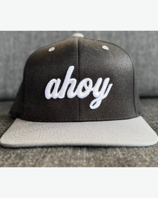 Ahoy White 3D Flat Bill