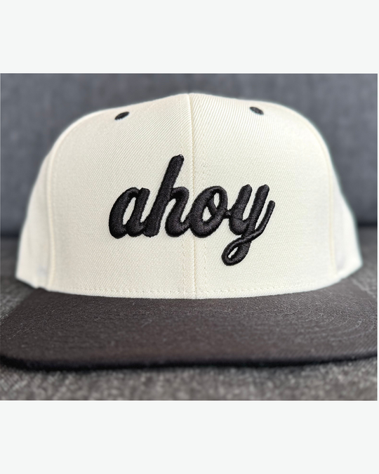 Ahoy Black 3D Flat Bill