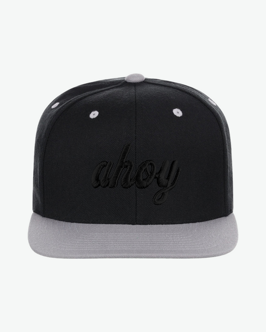 Ahoy Black 3D Flat Bill