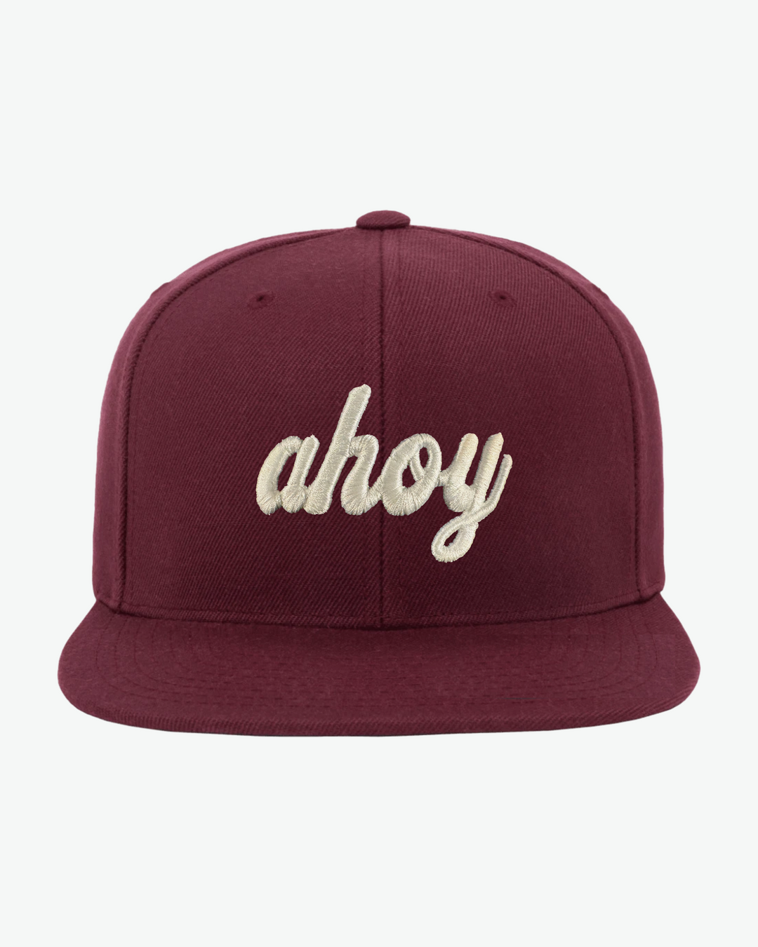 Ahoy White 3D Flat Bill