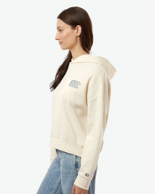 Featherweight Hip Bear Cropped Hoodie