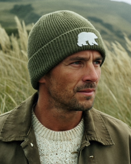Bear Chenille Cashmere Beanie