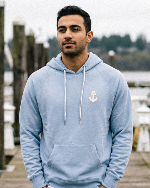 Chenille Light Hoodie Anchor
