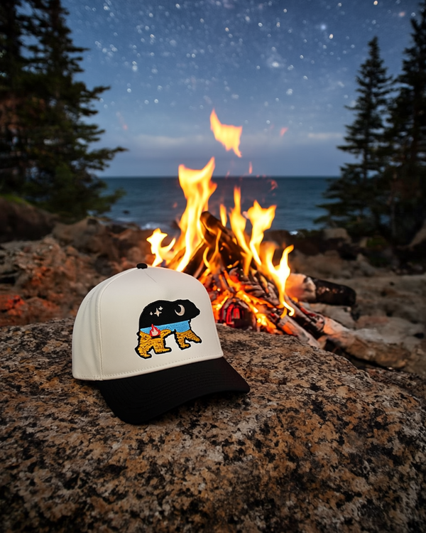 At The Fire Two-Tone Curved Cap