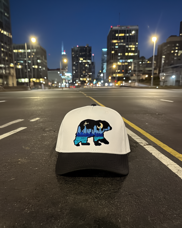 At The City Two-Tone Curved Cap